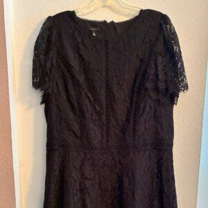Talbots Black Lace Dress